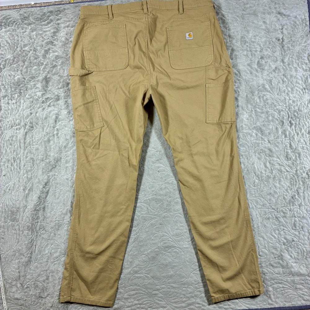 Carhartt Womens Work Pants Canvas Cargo 20 Tall Relaxed Fit Rugged Flex Workwear